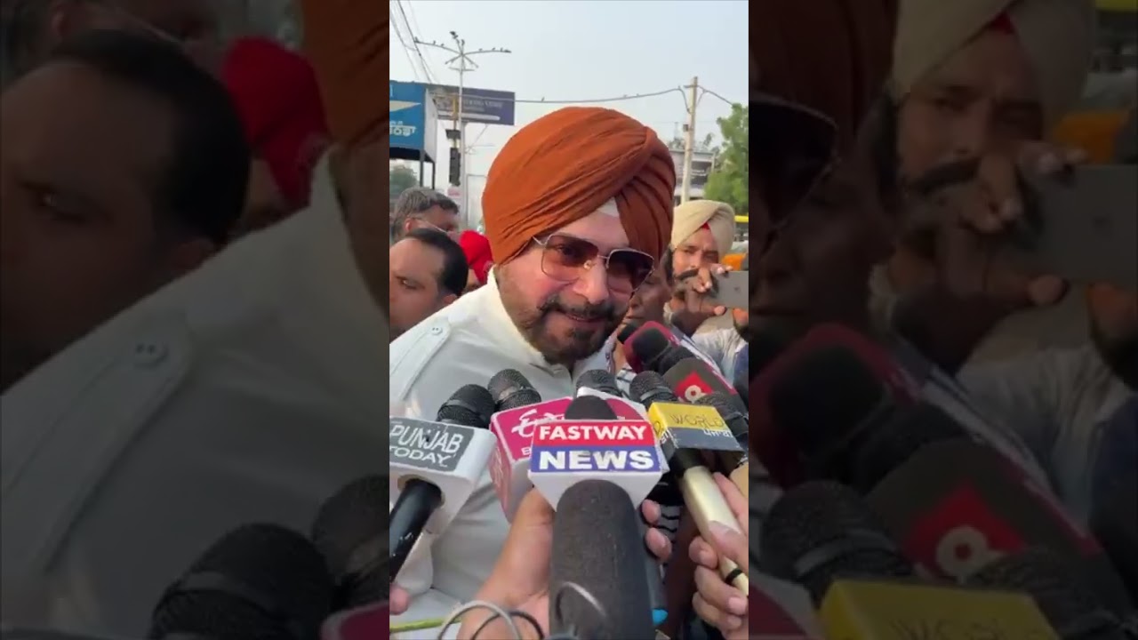 Addressing the media From Hanuman Chownk,Bathinda…