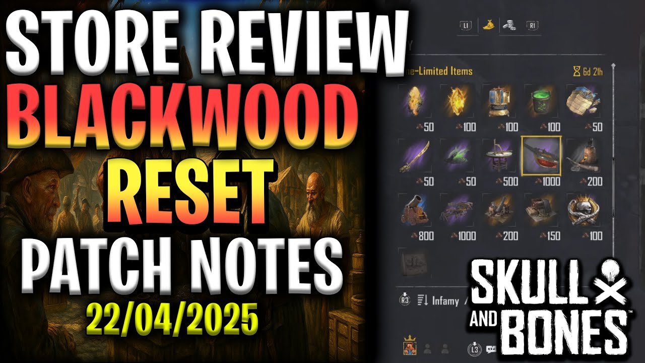 *AMAZING ARMOR* PATCH NOTES - ASCENSION MODULES DOUBLED - STORE REVIEW - BLACKWOOD RESET 22/04/2025