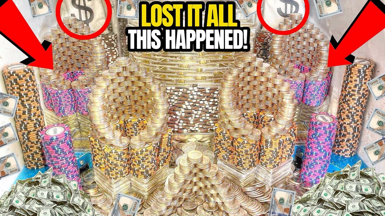 😡WE LOST IT ALL THEN SOMETHING SHOCKING HAPPENED! HIGH LIMIT COIN PUSHER MEGA MONEY JACKPOT!