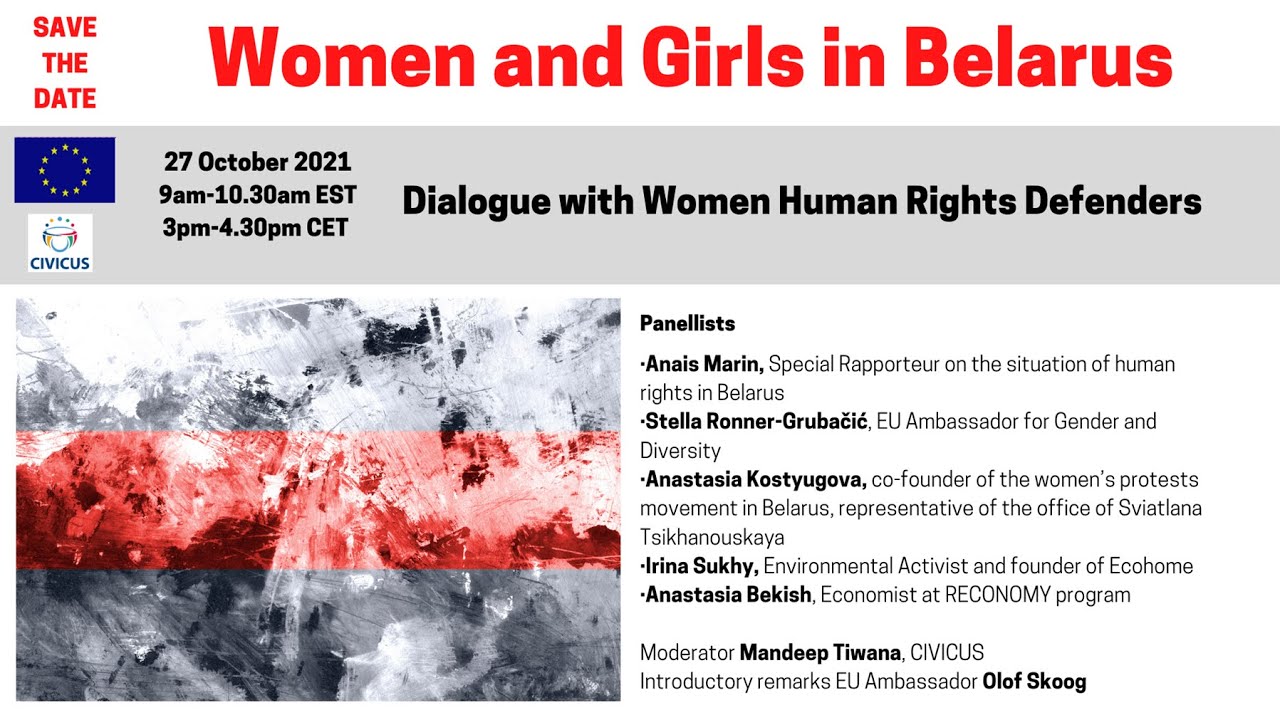 Women and Girls in Belarus: Dialogue with Women Human Rights Defenders