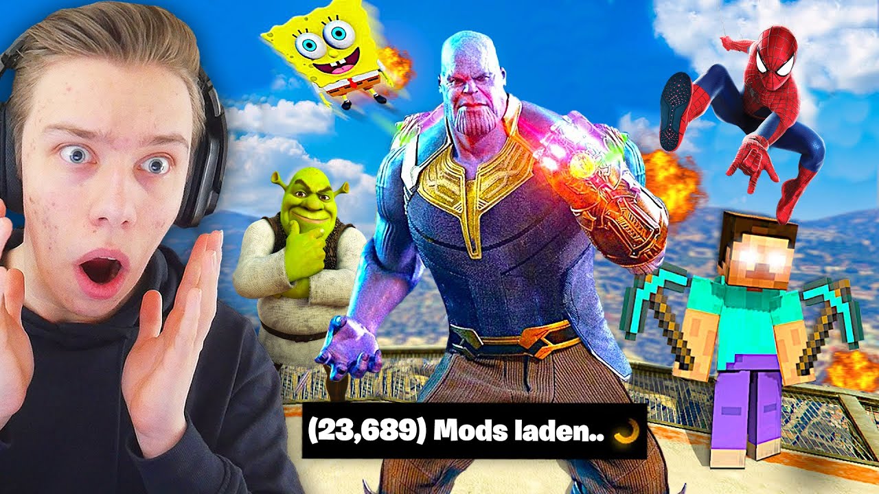 Ik Downloadde ELKE MOD In GTA 5!