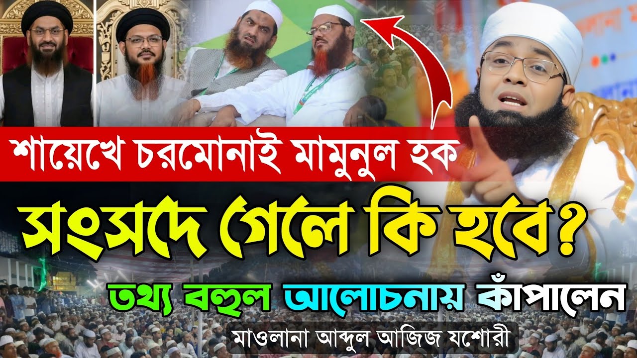 শায়েখে চরমোনাই মামুনুল হক সংসদে যাওয়া নিয়ে আলোচনা কাঁপালেন। আব্দুল আজিজ যশোরী Maulana Abdul Aziz Waz
