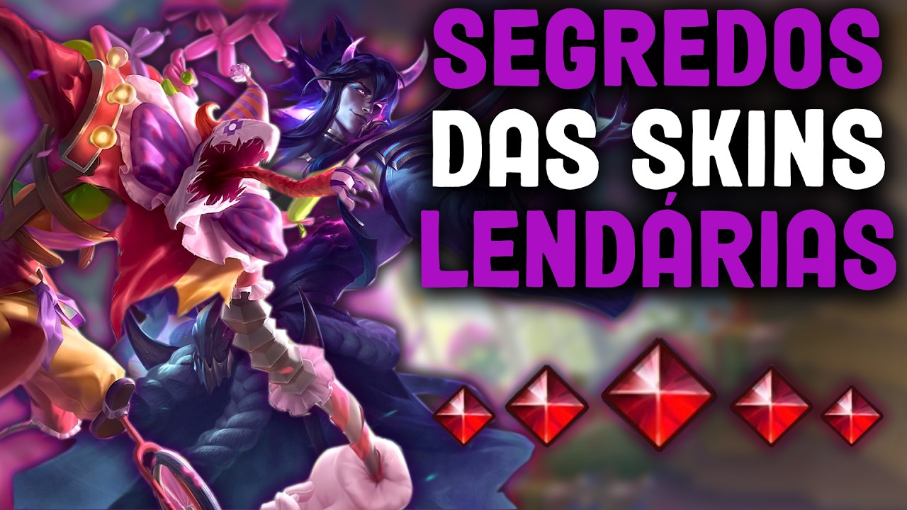 TODOS OS SEGREDOS DAS SKINS LEND&Aacute;RIAS