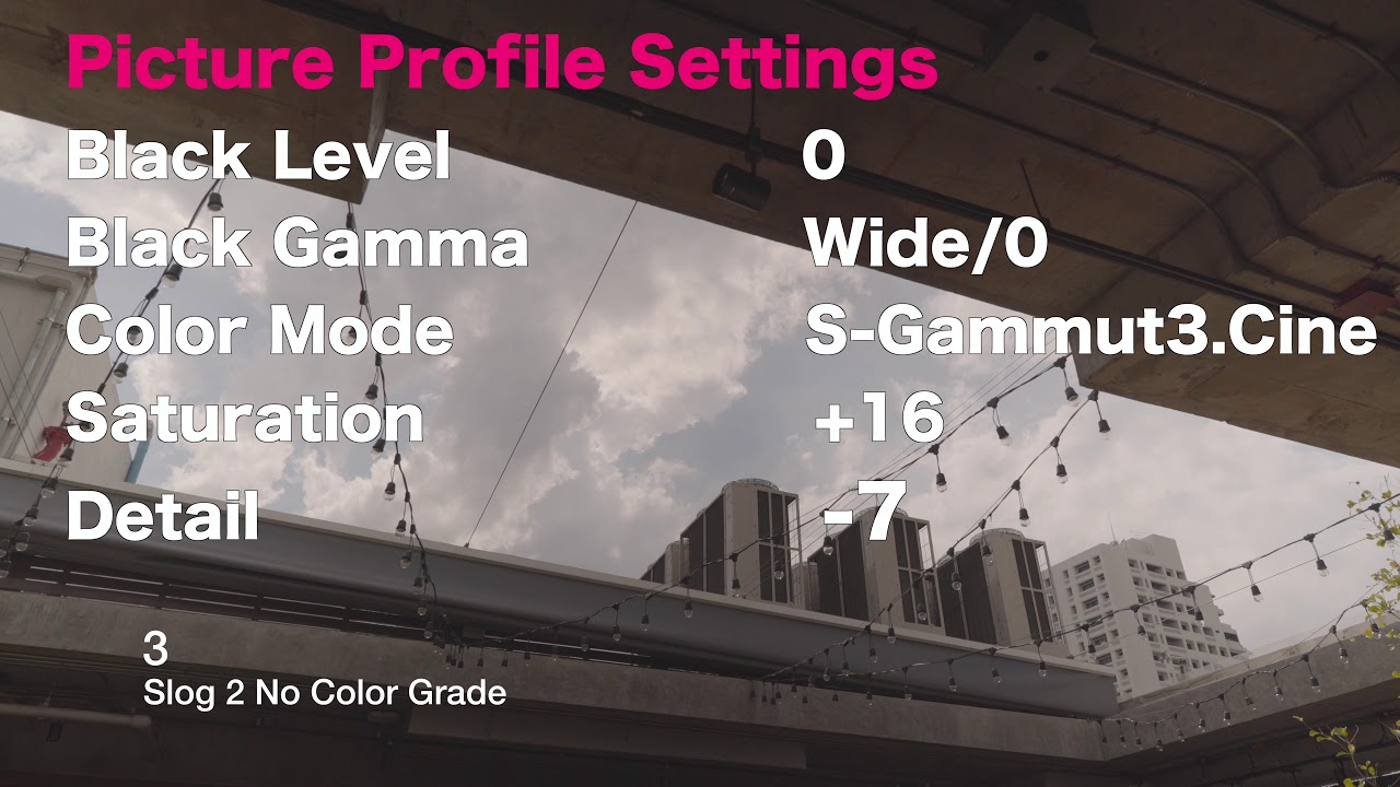 EOS HD 3.0 for Sony A7sII Cine2, 4 vs Slog2