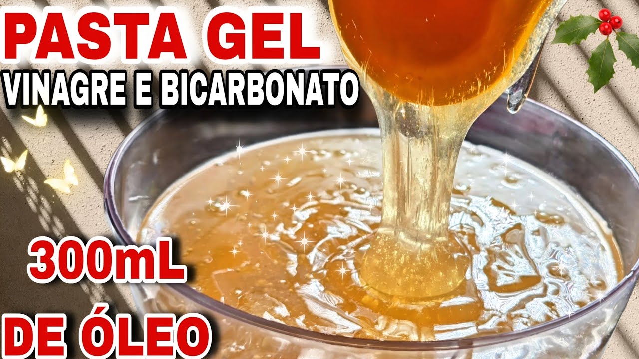 DESCUBRA O SEGREDO: PASTA GEL ECONÔMICA DE VINAGRE E BICARBONATO