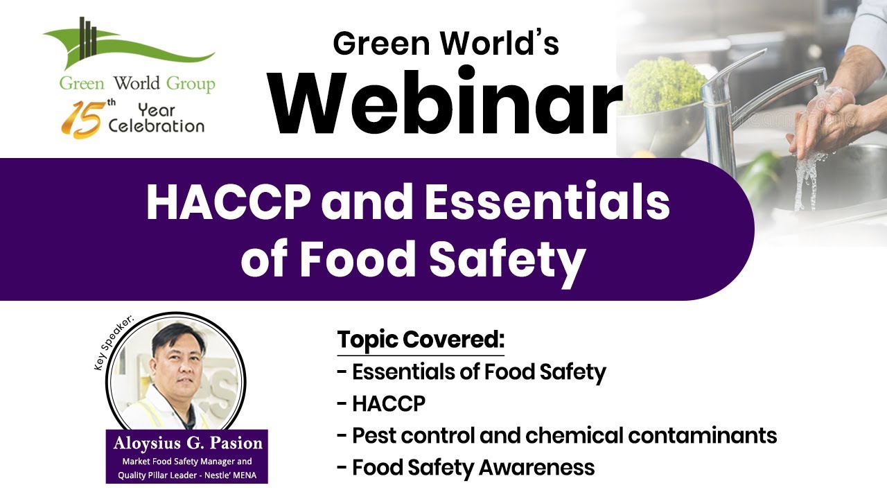 Introduction | Food safety webinar | What is HACCP? | Green World Group