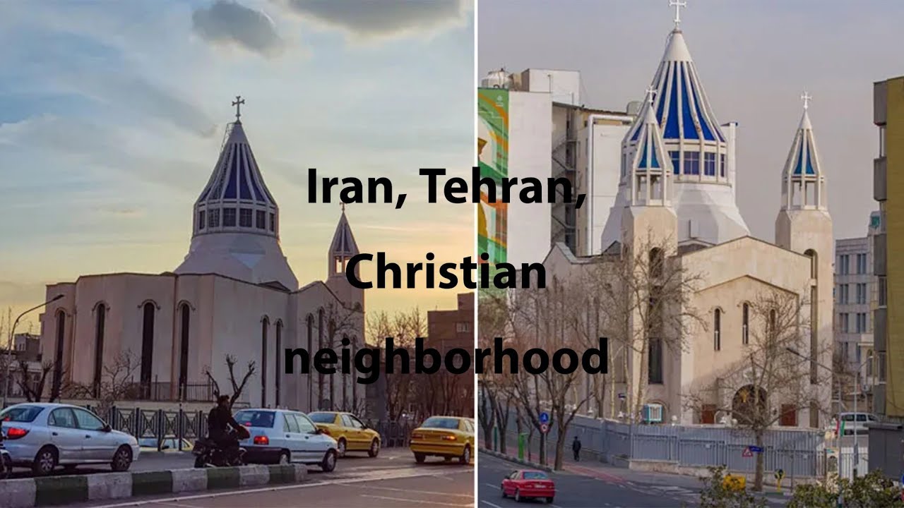 Iran Tehran Walking in the Christian neighborhood of Tehran