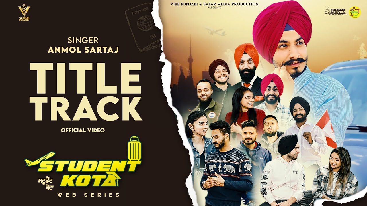 Student Kota I Title Track | Anmol Sartaj | Latest Punjabi Songs 2022