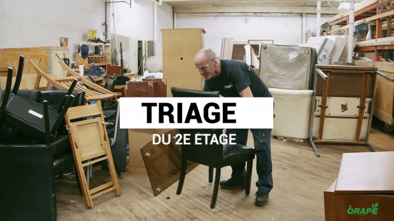 Visite de l'atelier de triage du 2e étage / VIS 4