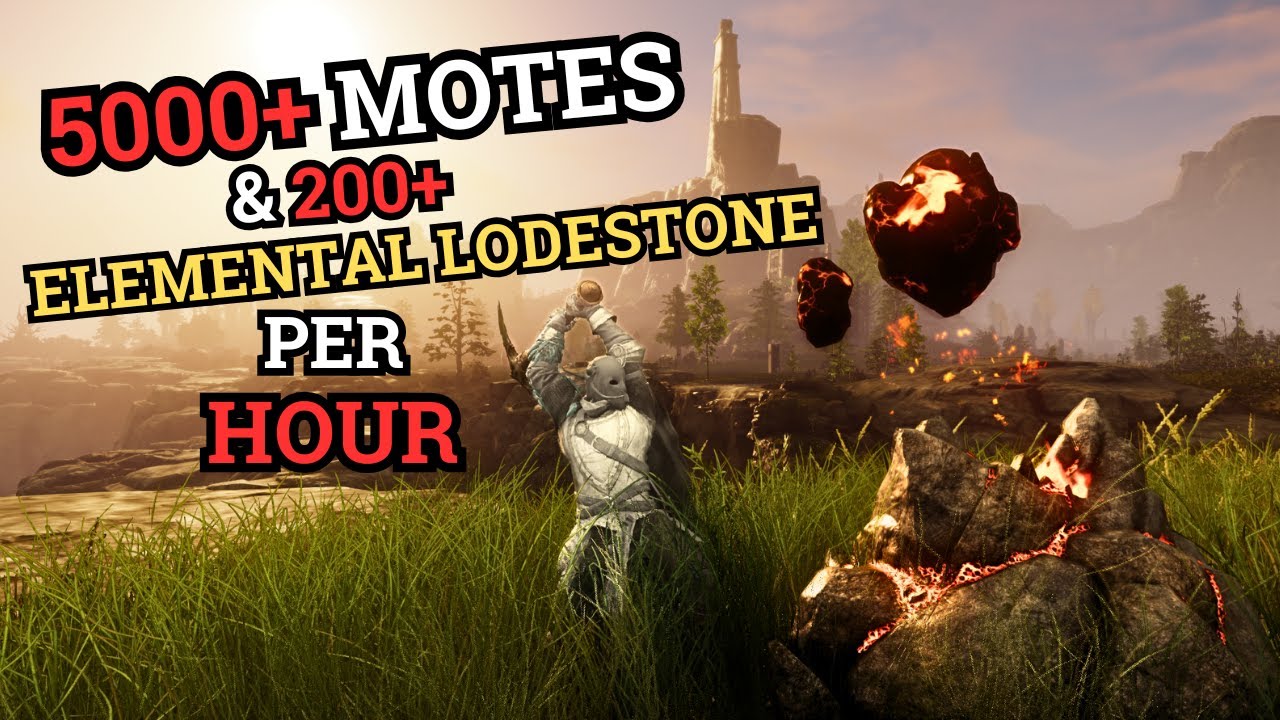 The Best Mote & Elemental Lodestone Farming Route in New World: Aeternum 2025