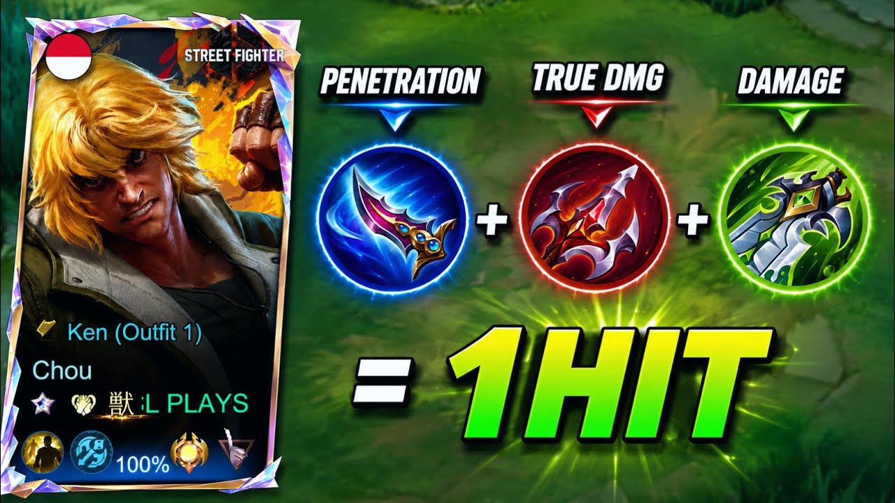 🔥 ONE HIT CHOU BUILD?! 😱 This Build Is BROKEN!