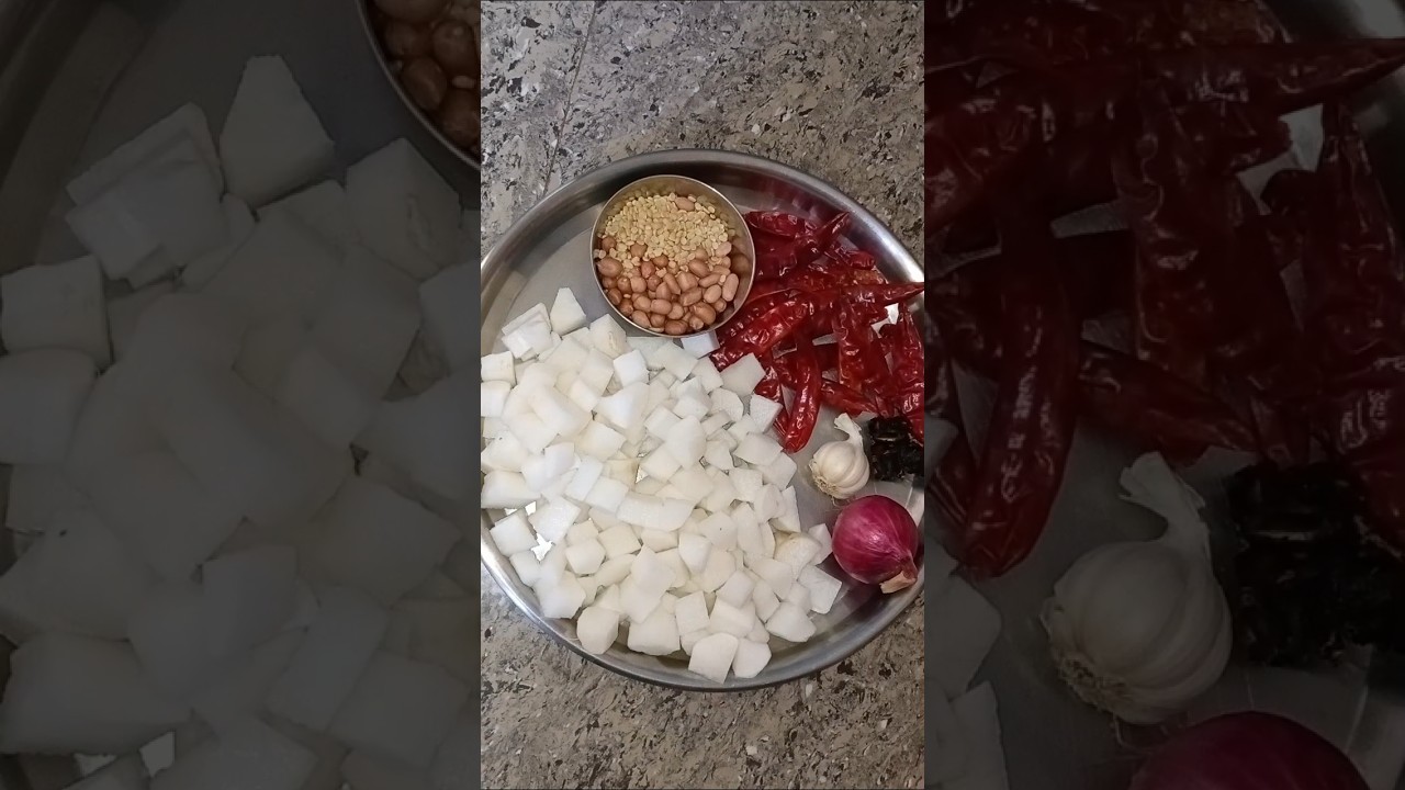 radish chutney recipe in telugu|| mullangi chutney recipe