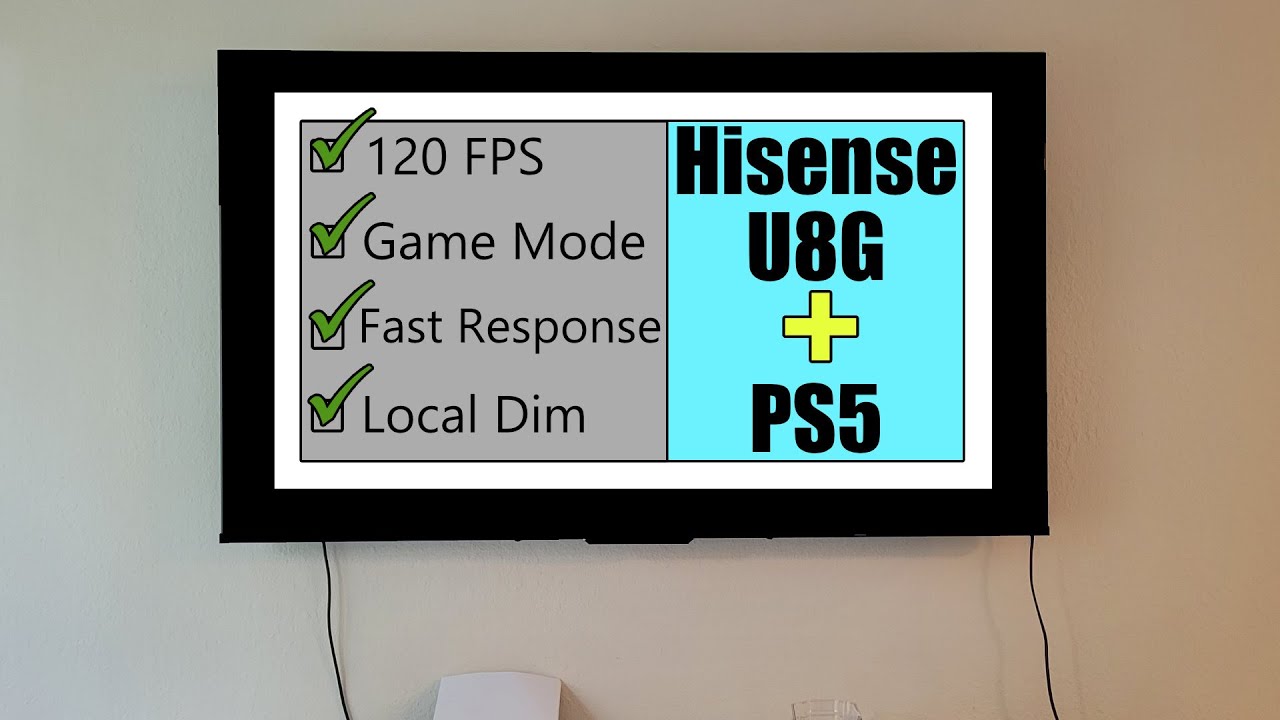 Correctly Setup PS5 for Gaming! | Hisense U8G 65 Inch | Testing 120fps Mode