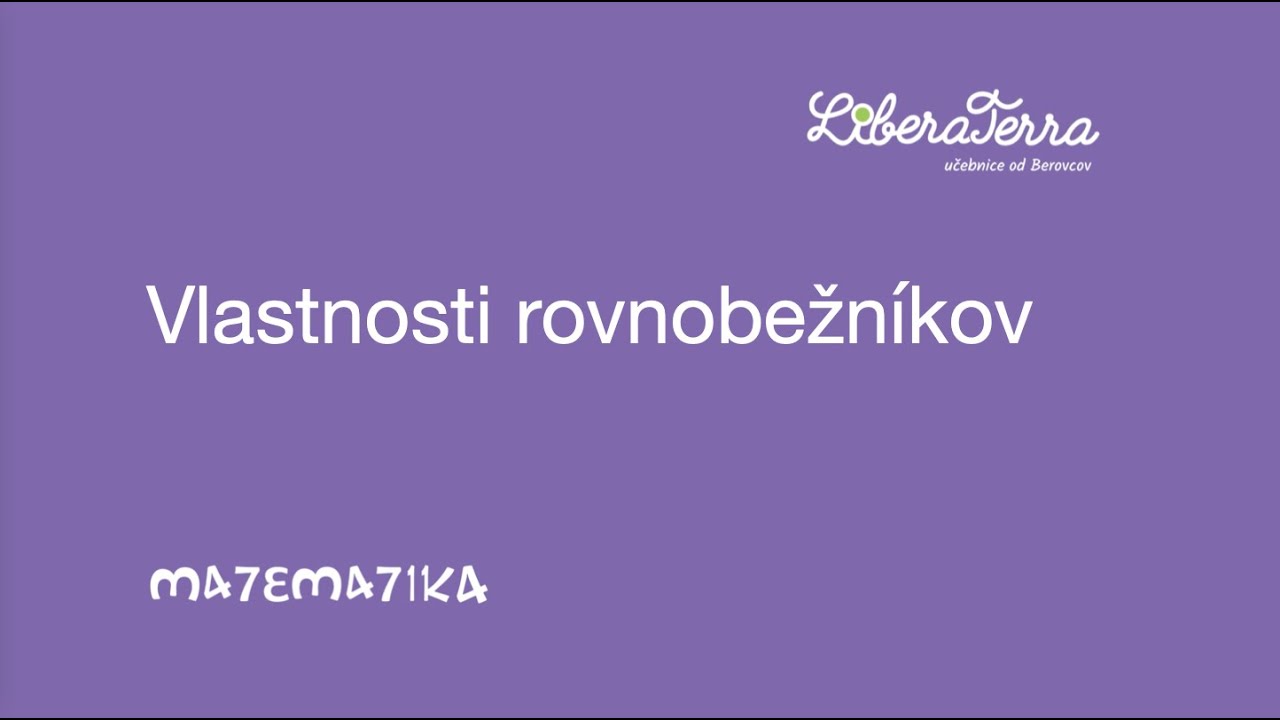 Vlastnosti rovnobežníkov