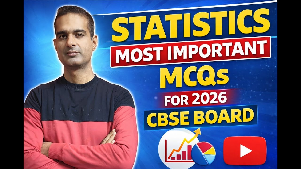 Statistics MCQs Class 10 CBSE 2026