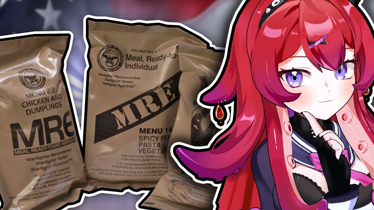 Lets Try American MREs!  | 【 Vtuber 】