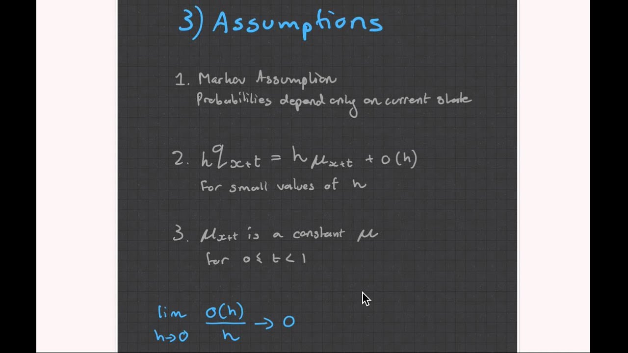 CT4 Chapater 4  Two State Markov Model. (Actuarial Science)