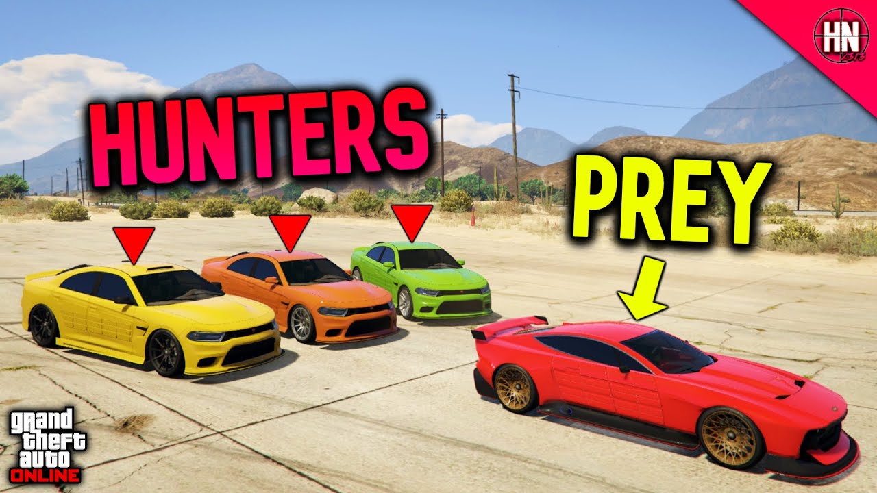 CHAMPION vs 3 BUFFALO STX | GTA 5 ManHunt