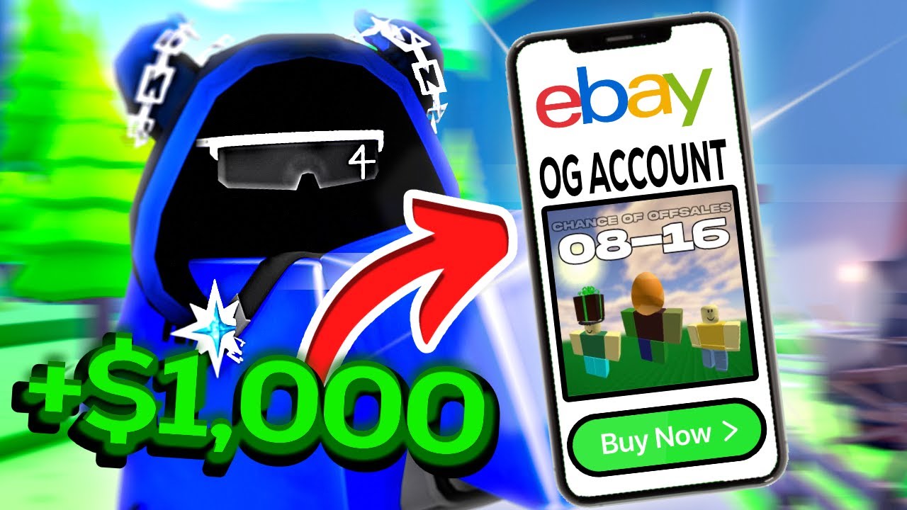 Buying A RARE Roblox Account Off EBAY!