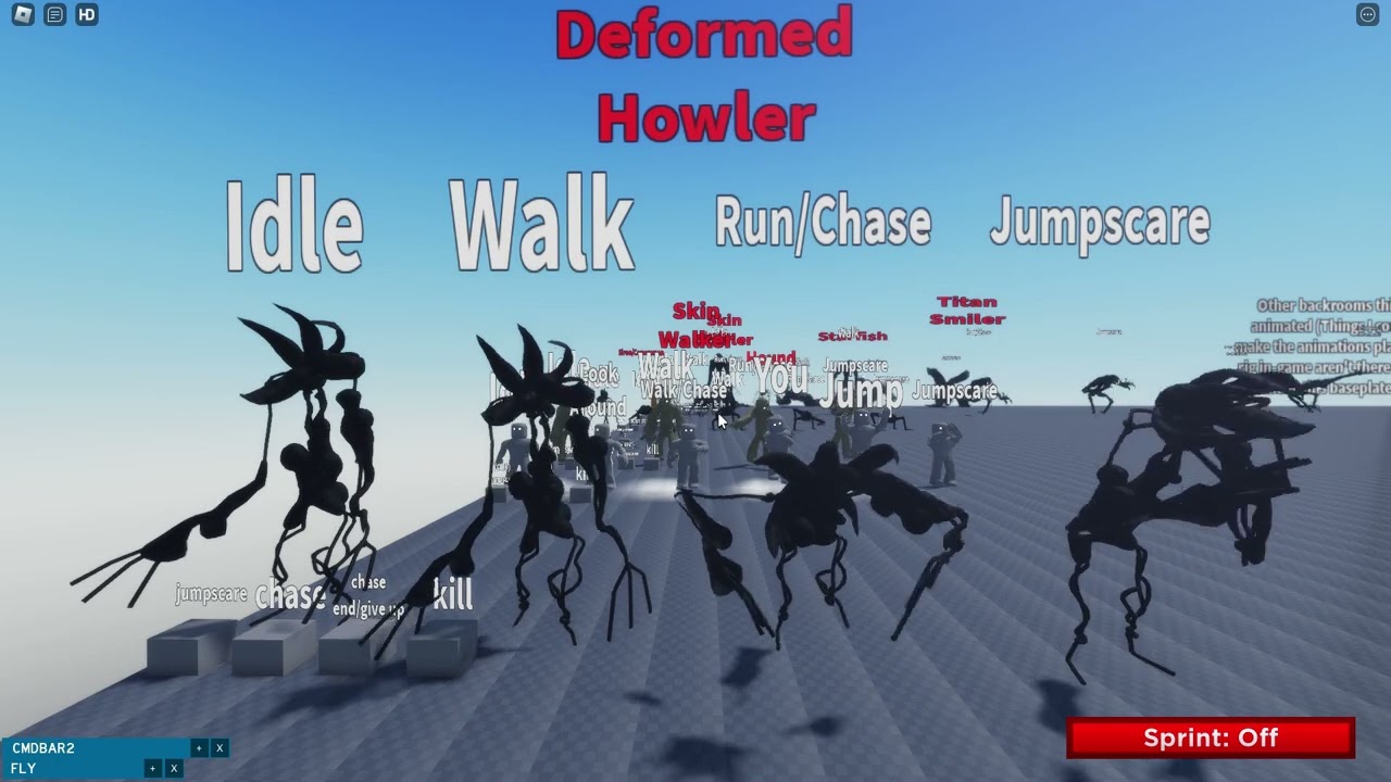 All Apeirophobia Monster Animations - NEW UPDATE