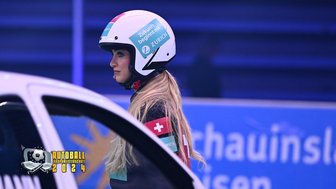 Kann Profifußballerin Alisha Lehmann auch Autoball? | 1. Spieltag: Schweiz - Italien | Autoball EM