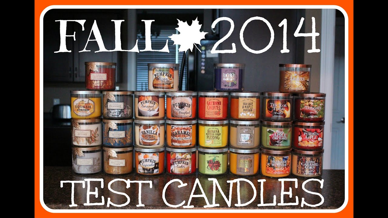 Bath & Body Works Fall 2014 Test Candles Haul!