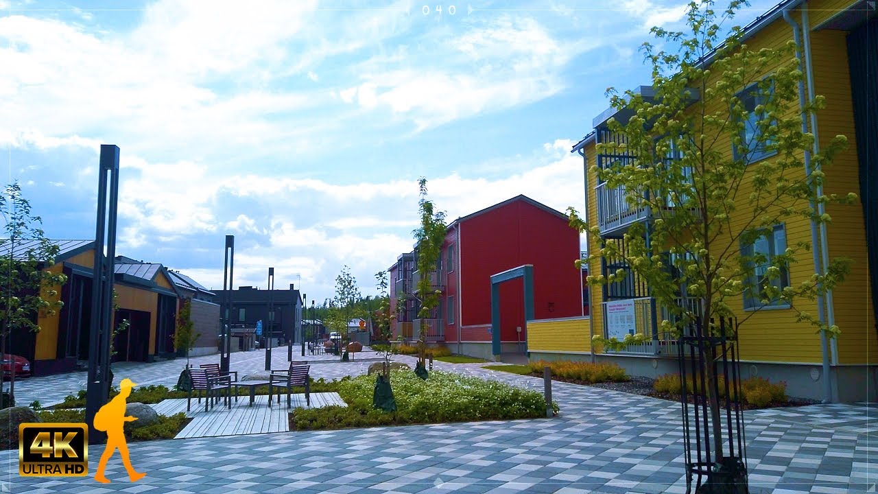 Walking around New Scandinavian Design Homes 🏠 Tuusula, Finland