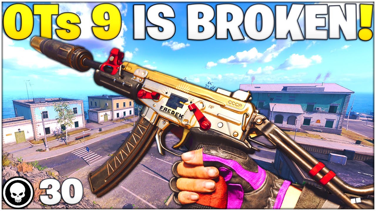 The OTs 9 Is BROKEN On Alcatraz! - Can It Be Meta!? *Best OTs 9 Setup* (Rebirth Island - Warzone)