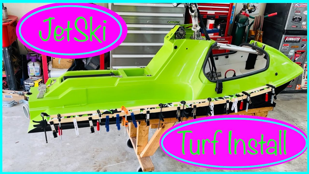 How to Turf Side Rails on a JetSki