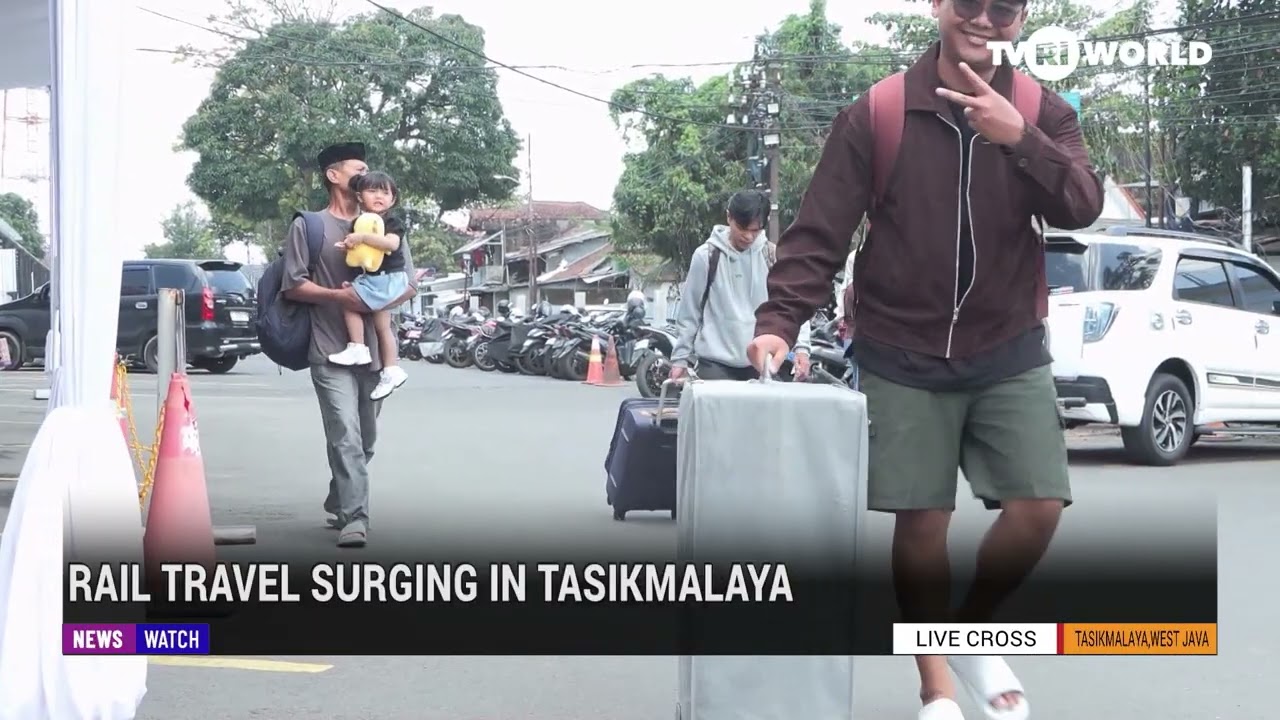 RAIL TRAVEL SURGING IN TASIKMALAYA  EID TRAVEL