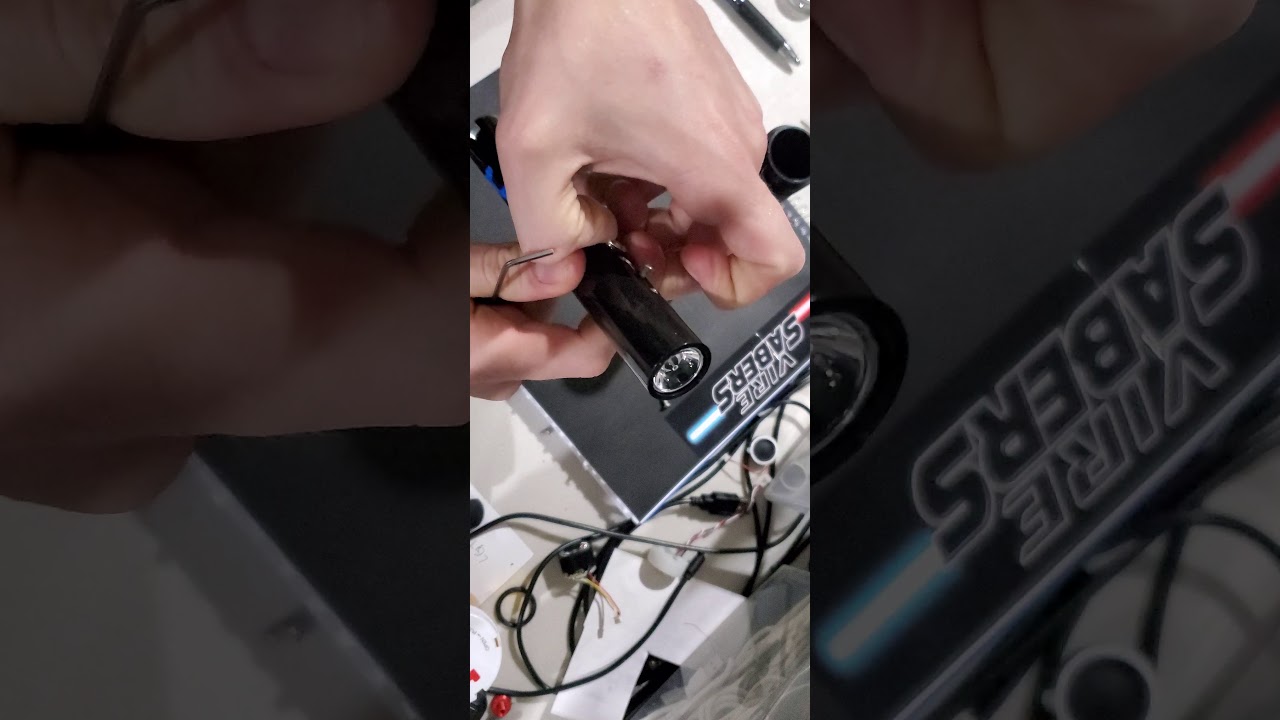 How to remove and replace your LGT Saberstudio Darkwolf electronics chassis in your Vire Saber