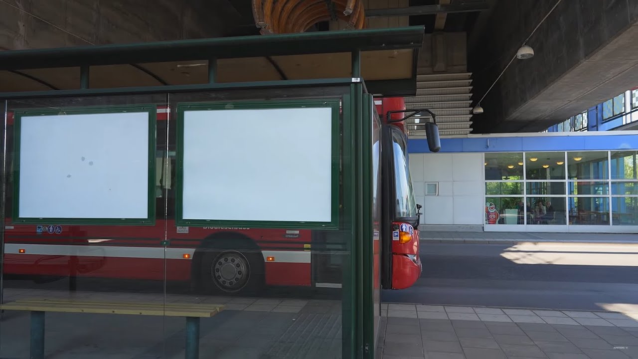 Sweden, bus 788 ride from Södertälje Syd to Järna