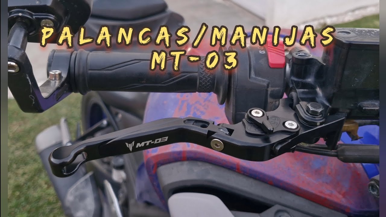 Palancas/Manijas de posición para MT-03 SON PERFECTAS  #yamaha #MT03