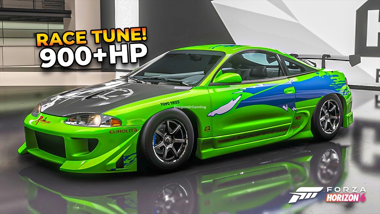 Forza Horizon 6 Car Customization - Paul Walker Mitsubishi Eclipse GSX Fast and Furious Build!