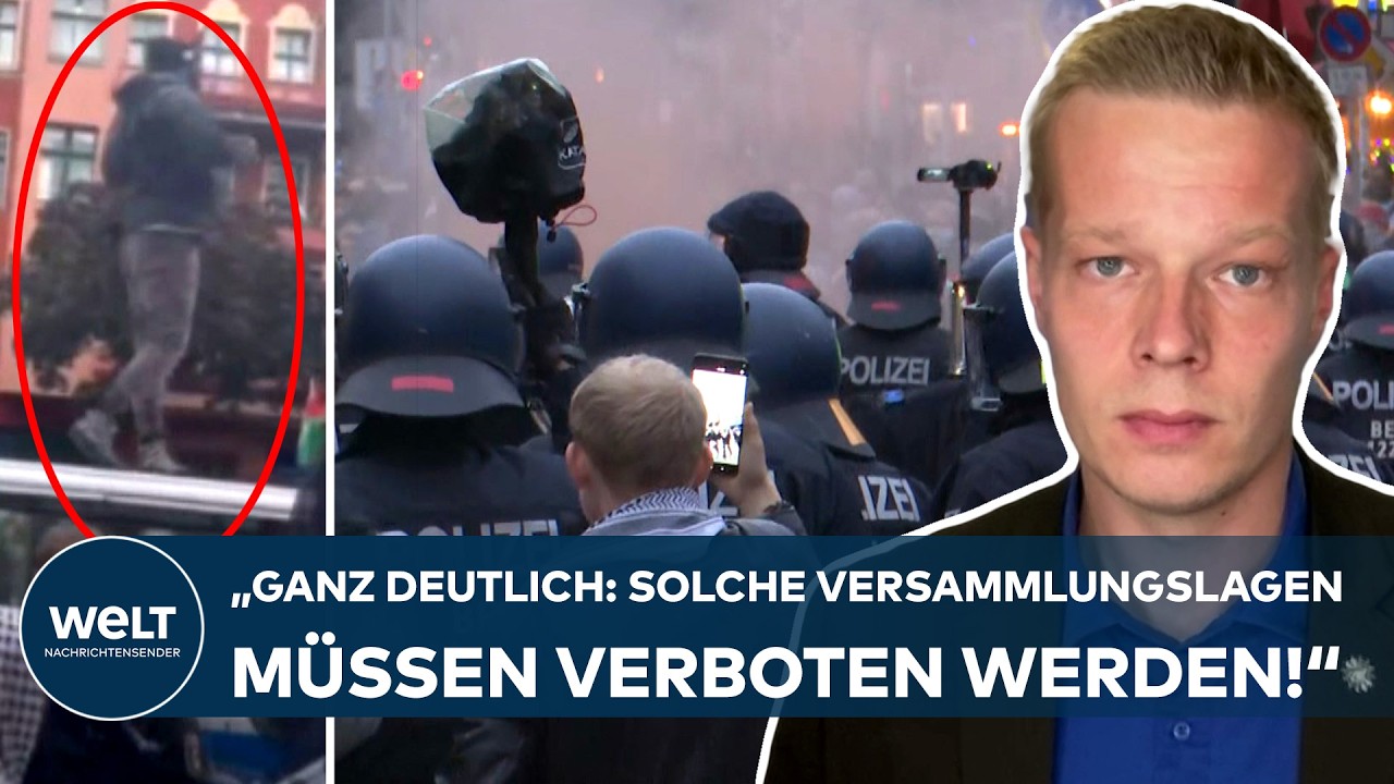 ISRAEL-HASS IN BERLIN: „Ein Bild der Schande, weit über Grenzen Berlins hinaus!“ - Gewalt eskaliert