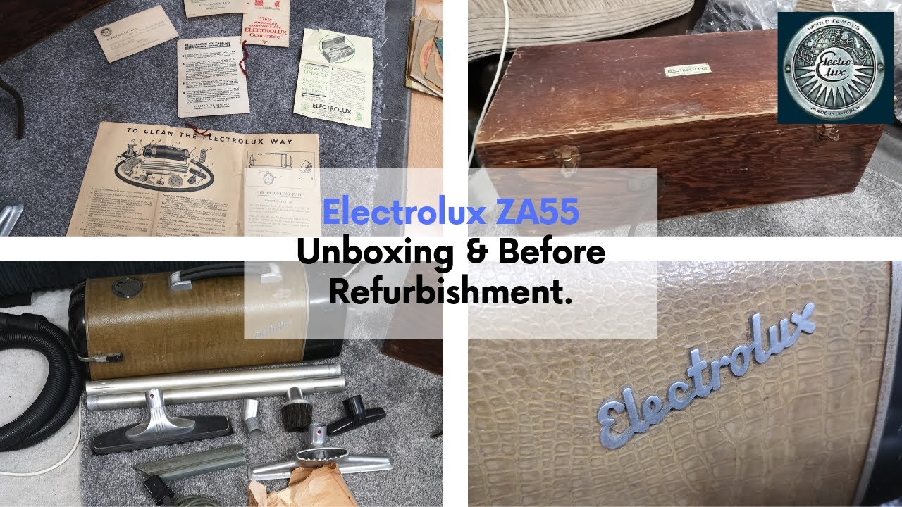 Electrolux ZA55 for Parts? Unboxing, First Look and Amazing paperwork discovery!