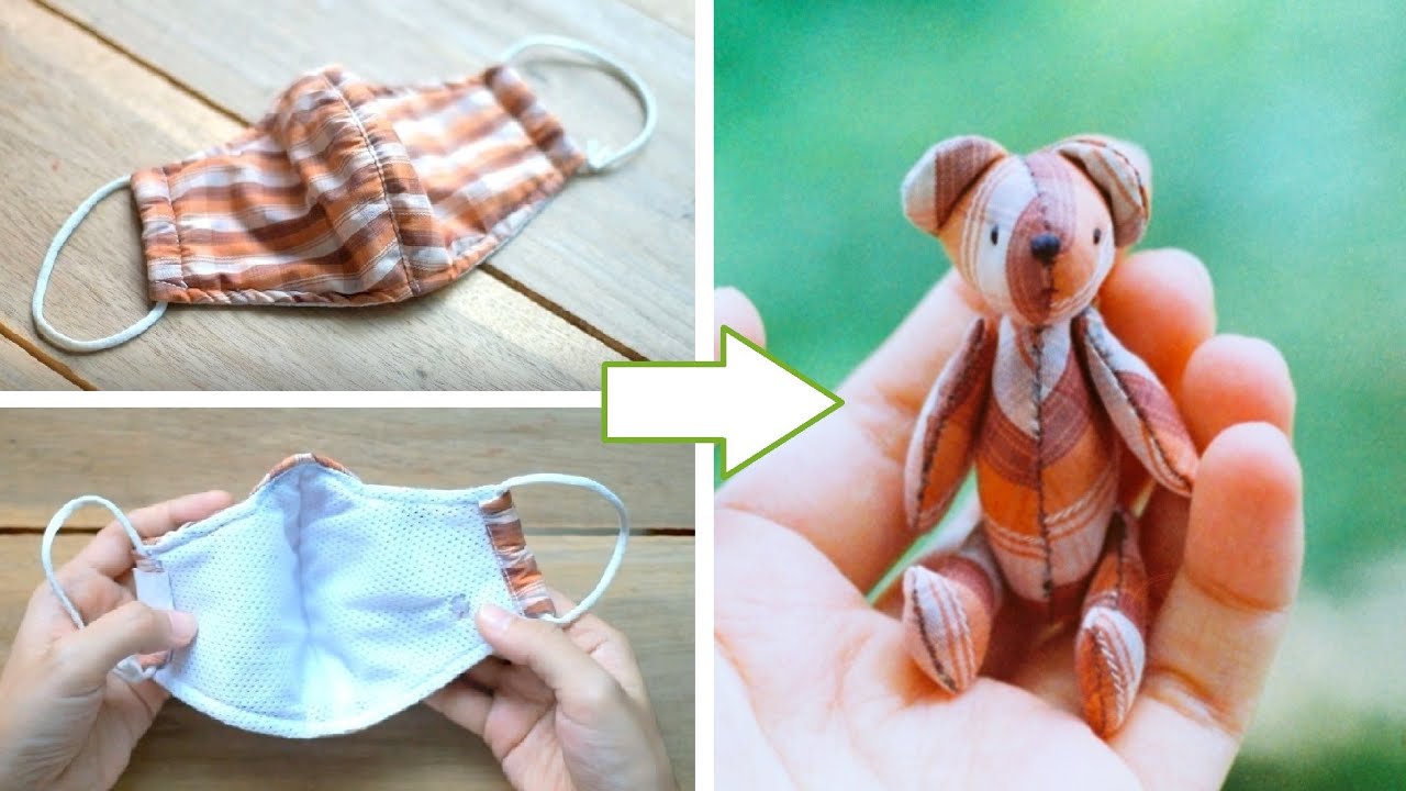 TEDD BEAR 01: From an Old Mask (Free Parttern) | DinLife