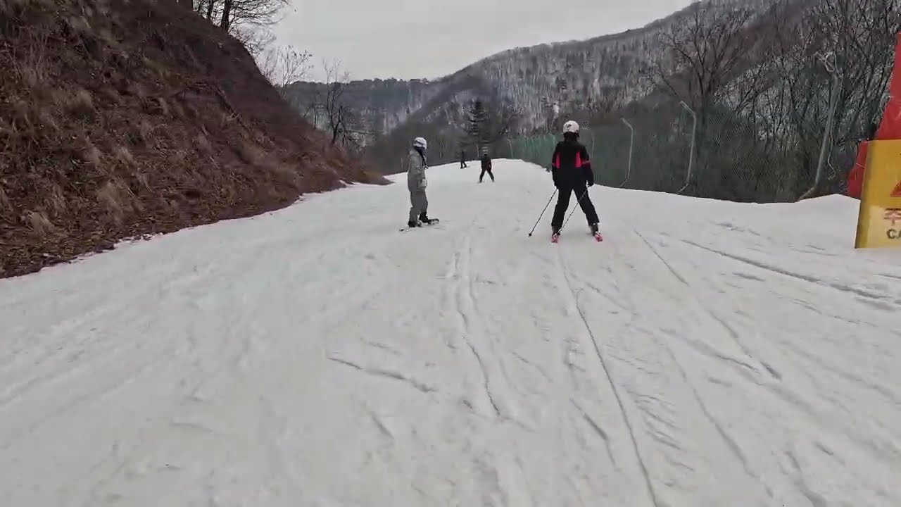 용평스키장 레인보우 파라다이스 원런 2026/03/15(시즌 마무리 달리기)