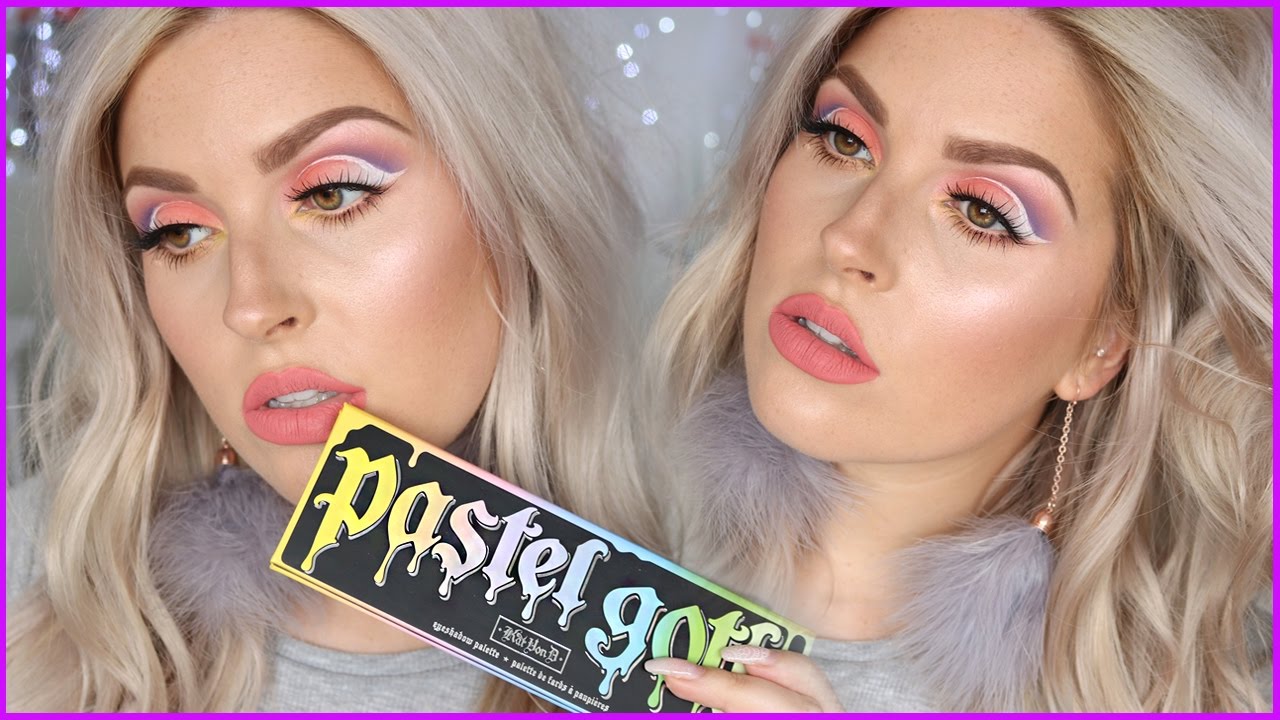 PASTEL GOTH PALETTE Makeup Tutorial! 🌸 Chit Chat Get Ready With Me  💜