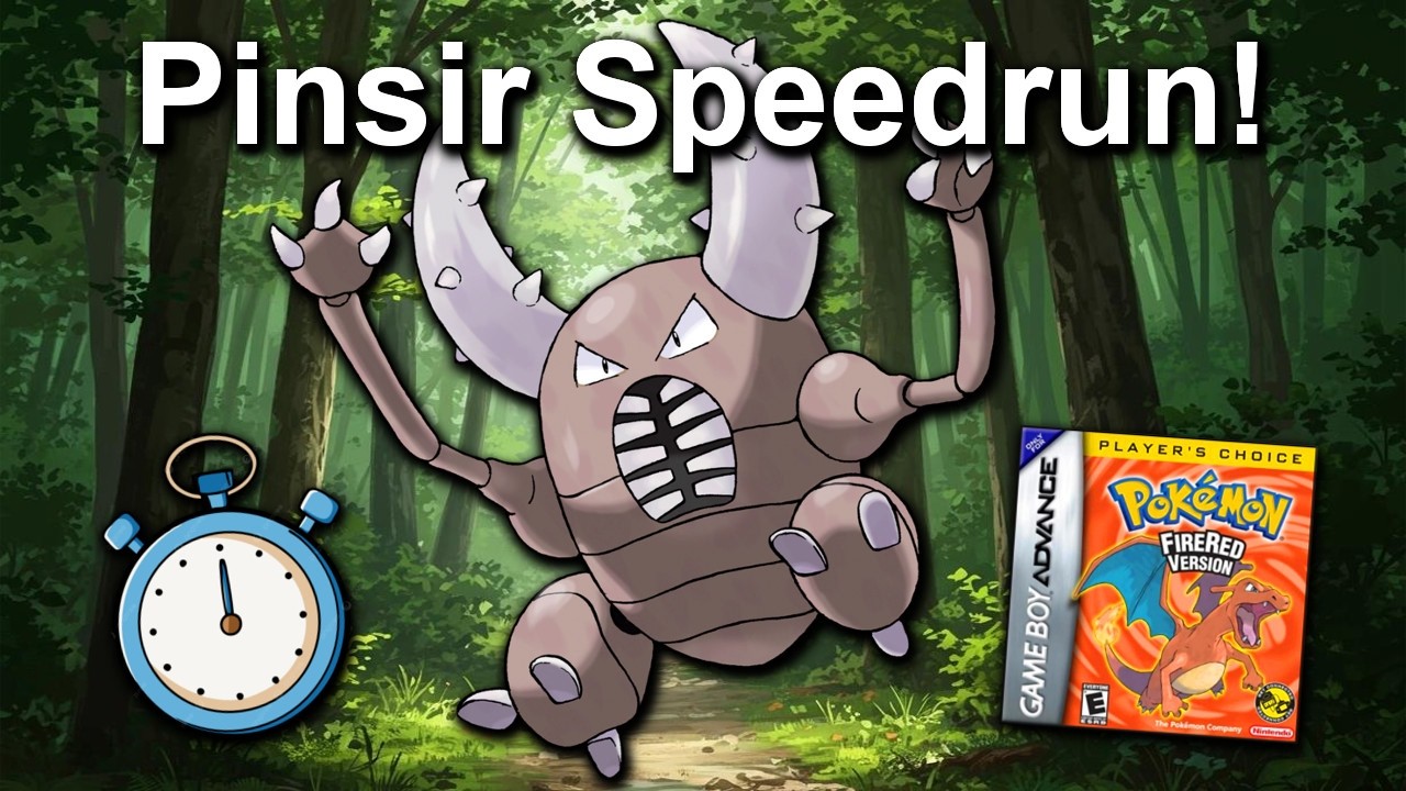 Wie schnell kann PINSIR Pokemon Feuerrot/Blattgrün durch spielen? (Versuch 1)