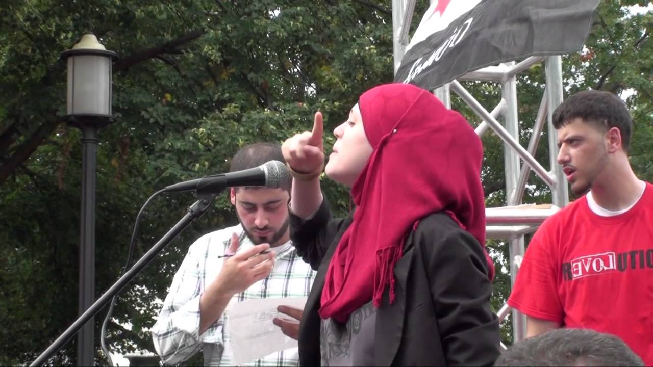 Amal Kassir Rocks the White House Syria Washington DC Rally