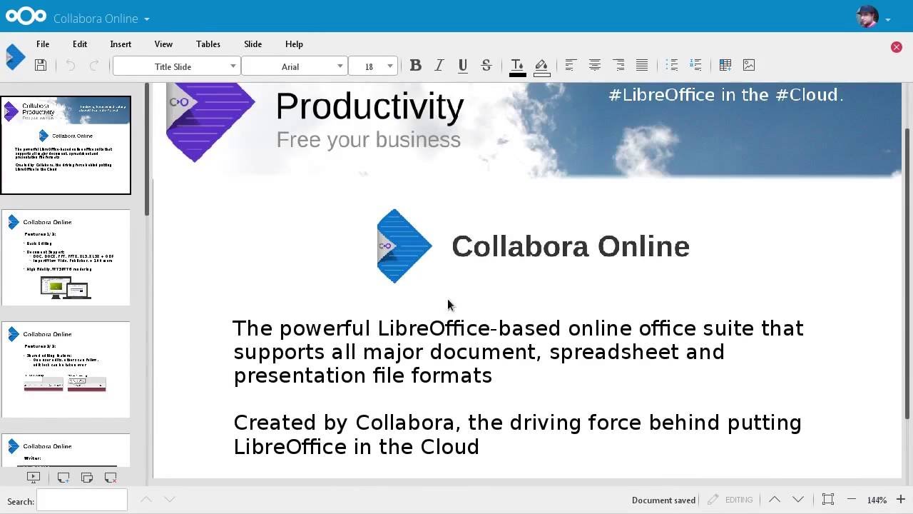 Collabora Online integration in Nextcloud