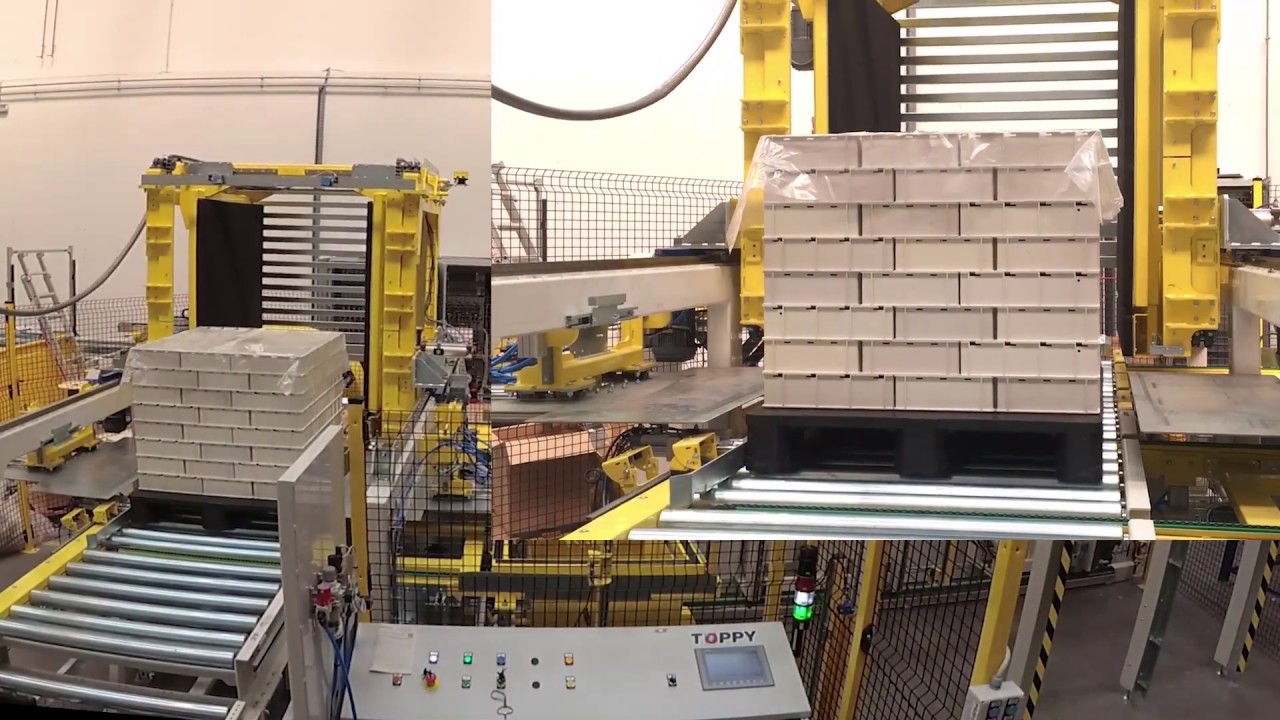 Pallet inverter - TOPPY MASTER INVERTER with blade (plastic crates)