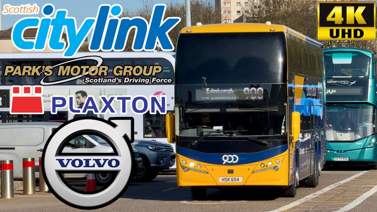 [Scottish Citylink: 900 Glasgow to Edinburgh, Baillieston, Haymarket] Plaxton Panorama ​VolvoB11RLET