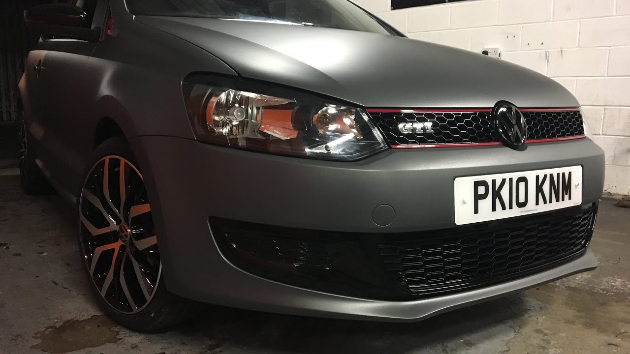 VW Polo 3m Matte Metallic Grey Wrap