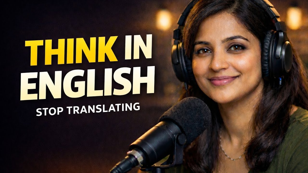 Think in English | Stop Translating from Your Mother Tongue | Speak English Fluently @TalkTIA