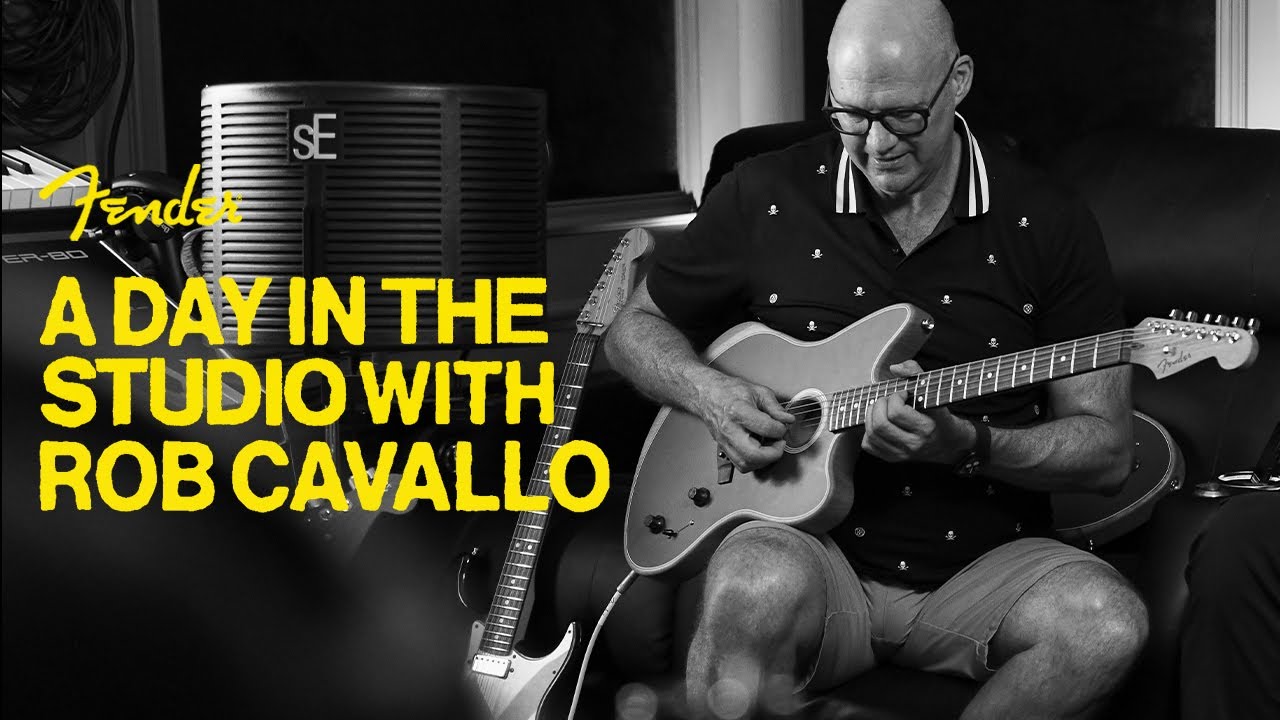A Day in The Studio with Rob Cavallo | American Acoustasonic Jazzmaster | Fender