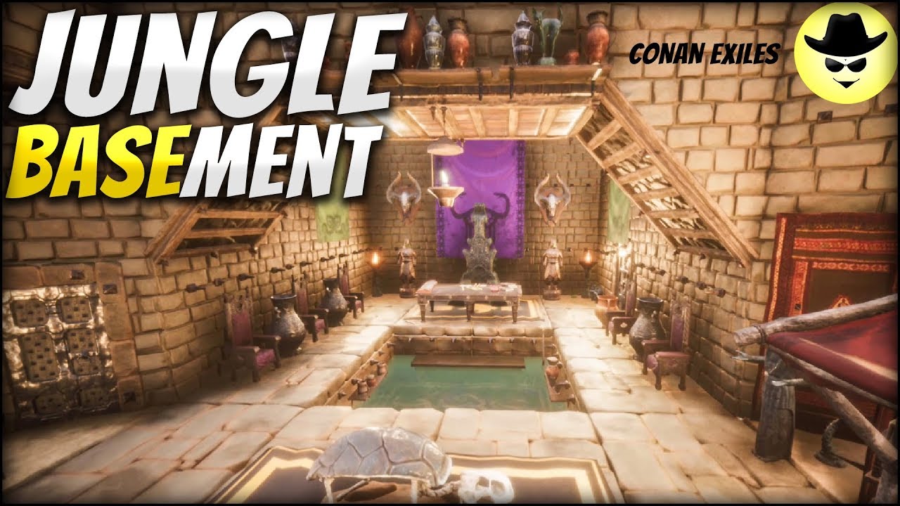 Jungle Basement Base - Conan Exiles