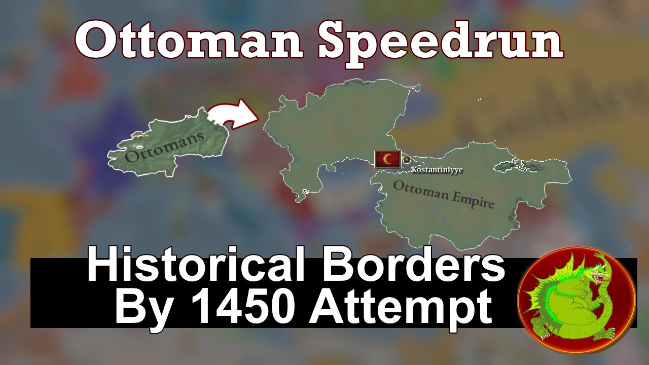 Europa Universalis 5 - Ottomans Speed Run - 2nd Attempt Historical Borders by 1450  - New Ideas