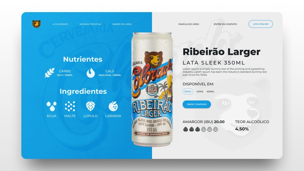 Slider Latas Colorado no Wordpress com CSS e JS | Carrossel Interativo
